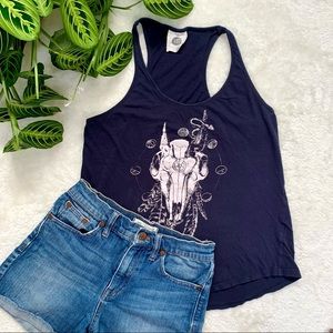 ⭐️2/$20 COTTON:ON Boho Skull Graphic Racerback Tank